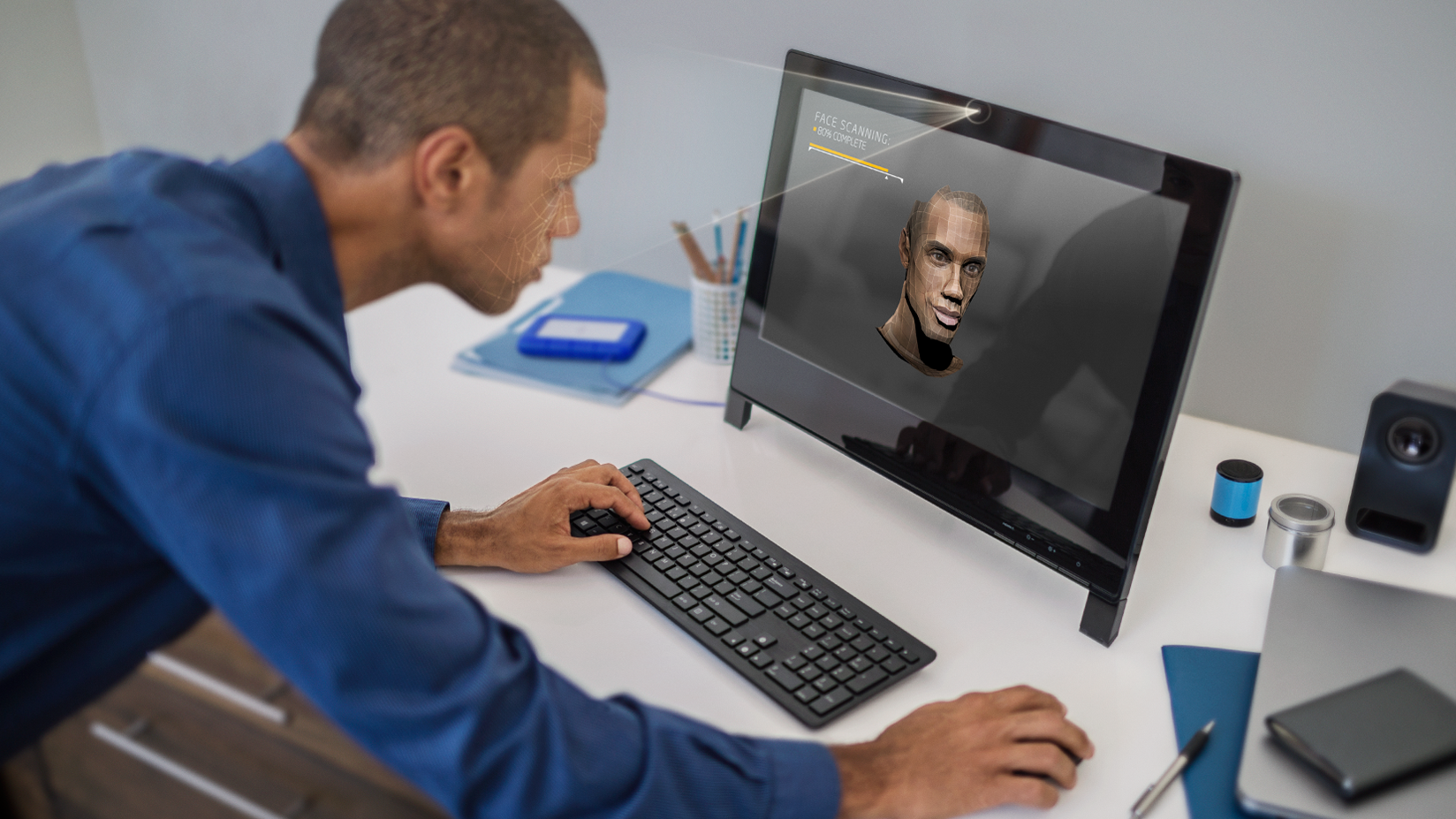 looking eclipse glasses.