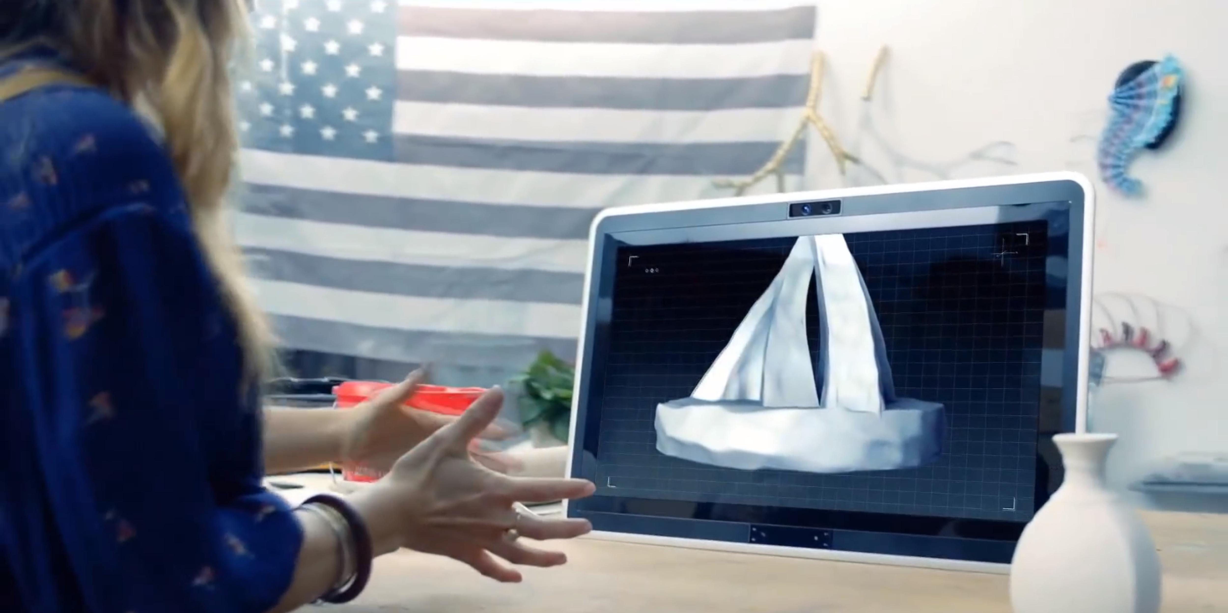 looking eclipse glasses.